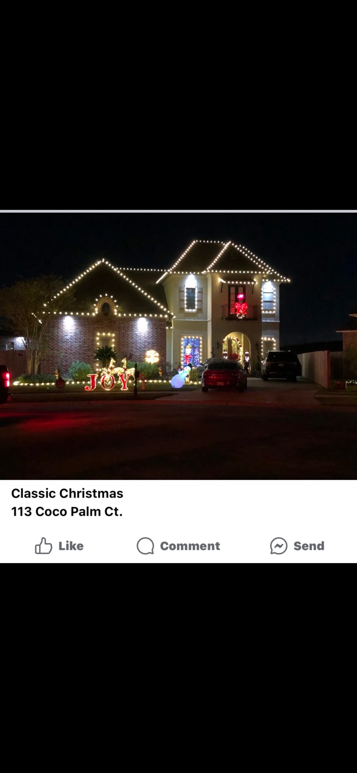 Neighborhood award-winning Christmas display