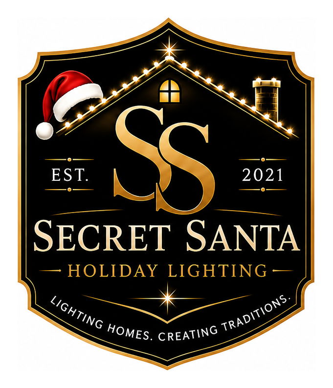 Secret Santa Holiday Lighting crest